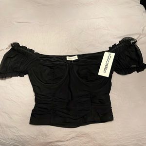 Black Crop Top